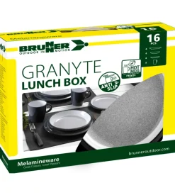 Set 16 stoviglie da campeggio brunner 