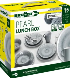 Set 16 stoviglie da campeggio brunner 