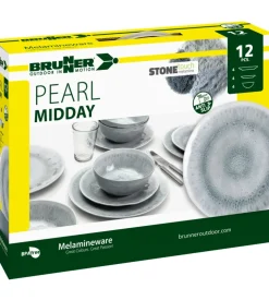 Set 12 stoviglie da campeggio brunner 
