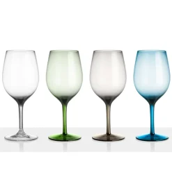 Set 4 wineglass onda/jazz