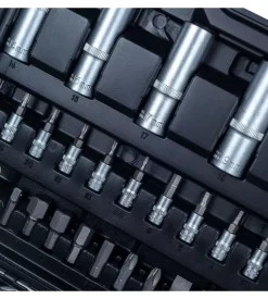 Set bussole e punte hyundai in acciaio, 94 pezzi