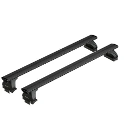 Set completo barre portatutto "evos lp 050 silenzio black l" in alluminio - nk050lbl