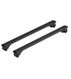 Set completo barre portatutto "evos silenzio black rail" in alluminio s 108 cm - n15089
