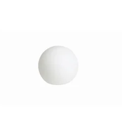 Set da 2 sfere luminose solare a led riviera in pe e abs ø30x28 cm