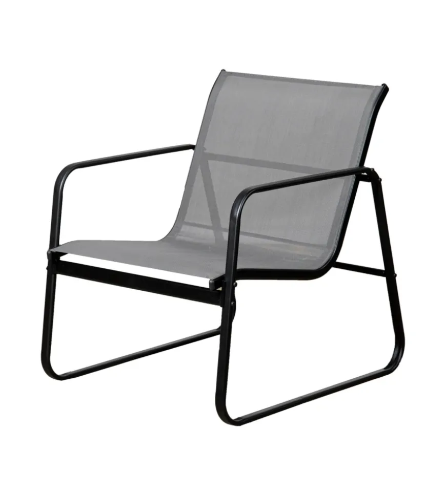 Set da giardino eurogarden "magnolia" grigio 4 sedute e tavolino