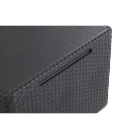 Set da giardino keter "rosalie lounge" in polipropilene grafite 4 sedute e tavolino