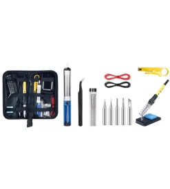 Set elettricista con saldatore