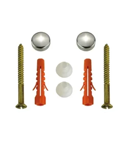 Set fissaggio sanitari bianco 2 pz.