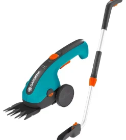 Set forbici per erba a batteria gardena "classiccut li" con ruote e manico 3,6v 2,5ah