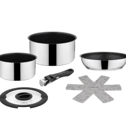 Set pentole da campeggio brunner "academy mini" in acciaio inox