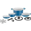 Set pentole da campeggio brunner "carezza 7+1 ø 22" in alluminio