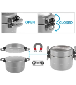 Set pentole da campeggio brunner