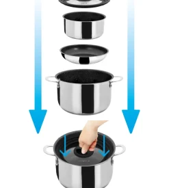 Set pentole da campeggio brunner 