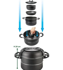 Set pentole da campeggio brunner 