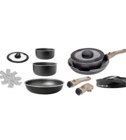 Set pentole da camperggio brunner "pirate spacemaster ø 26" in alluminio antiaderente