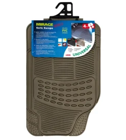 Set tappeti per auto mirage edition 2 serie tappeti universali 4 pezzi - beige  26908