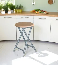 Sgabello pieghevole "los angeles" legno 30x45 cm