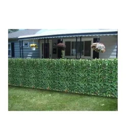 Siepe artificiale in pvc eurogarden "lauro" 3x1 mt