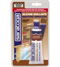 Silicone neutro per specchi in blister 60ml - saratoga.