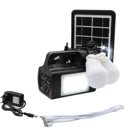 Sistema di ricarica solare multifunzione eurogarden con batteria