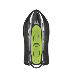 Slitta per bambini a 2 posti modello neongrip, colore antracite