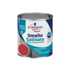 Smalto acqua satinato 0,5 lt. rosso
