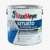 Smalto all'acqua acril-poliuretanico max meyer "brillante" colore bianco, 2 litri