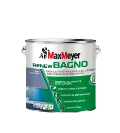 Smalto all'acqua bagno max meyer "renew" blu 2 lt