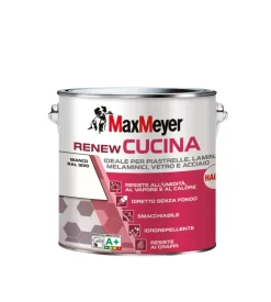 Smalto all'acqua cucina max meyer "renew" bianco 2 lt