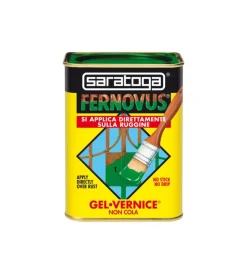 Smalto gel antiruggine saratoga "feernovus" micaceo grigio antico 750 ml