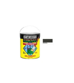 Smalto gel antiruggine saratoga "fernovus" micaceo nero 2,5 lt