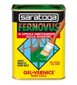 Smalto gel antiruggine saratoga "fernovus" grigio perla 750 ml