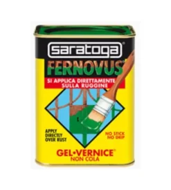 Smalto gel antiruggine saratoga "fernovus" verde scuro 750 ml