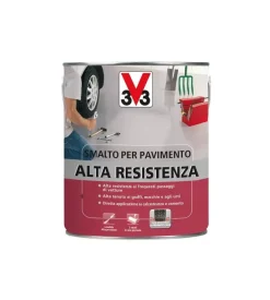 Smalto pavimenti alta resistenza - grigio chiaro - litri 2,5