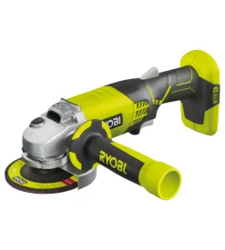 Smerigliatrice angolare a batteria ryobi "r18ag-0" mola da 115mm 18v solo corpo macchina