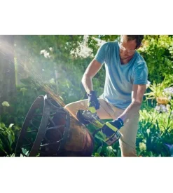 Smerigliatrice angolare brushless a batteria ryobi "r18ag-0" 125mm 18v, solo corpo macchina