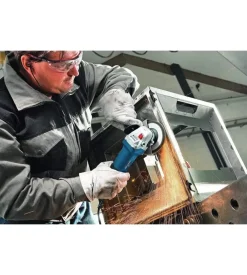 Smerigliatrice angolare gws7-115e 115mm 720w con regolazione numero di giri professionale bosch blu