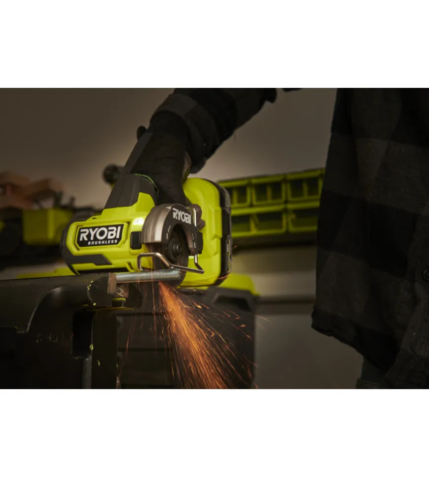 Smerigliatrice compatta ryobi "rct18bl-0" brushless 18v - solo corpo macchina
