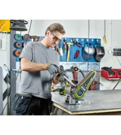 Smerigliatrice e levigatrice a nastro da banco ryobi "rbgl250g" 250 w