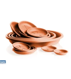 Sottovaso rotondo d. 26 terracotta