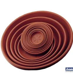 Sottovaso rotondo d. 50 terracotta