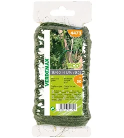 Spago in juta blister m50 verde