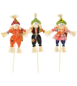 Spaventapasseri decorativi misti h 35 cm