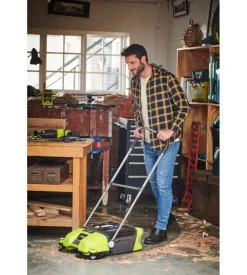 Spazzatrice a batteria ryobi 