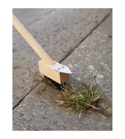 Spazzola con manico in legno e punta in acciaio - verdemax