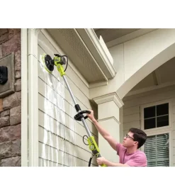 Spazzola telescopica con risciaquo - rwts18-0 - ryobi - solo corpo macchina