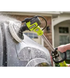 Spazzola telescopica con risciaquo - rwts18-0 - ryobi - solo corpo macchina