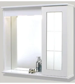 Specchiera con anta destra.