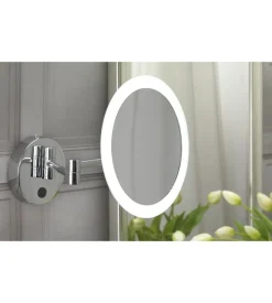 Specchio da trucco con led integrato, 4,5w