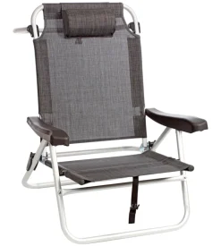 Spiaggina pieghevole e reclinabile brunner "siren" in alluminio e syntex plus 64x63x82 cm